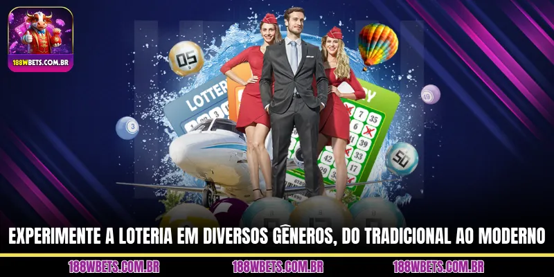 Experimente a loteria em diversos gêneros, do tradicional ao moderno