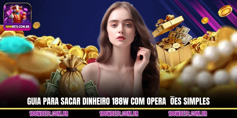 Guia para sacar dinheiro 188W com operações simples