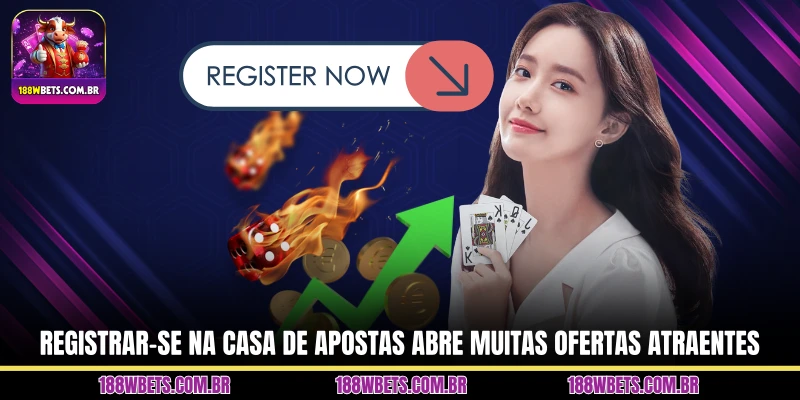 Registrar-se na casa de apostas abre muitas ofertas atraentes
