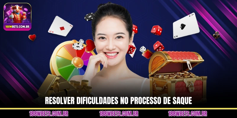 Resolver dificuldades no processo de saque